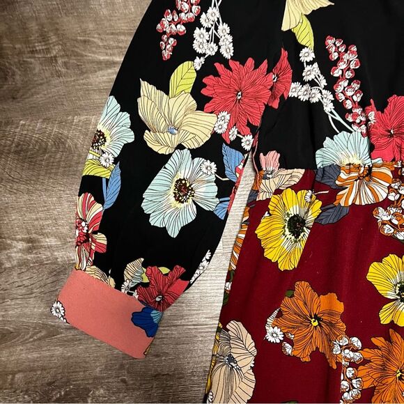 Shein Plus Size Long Floral Dress Size 3XL - Picture 4 of 11